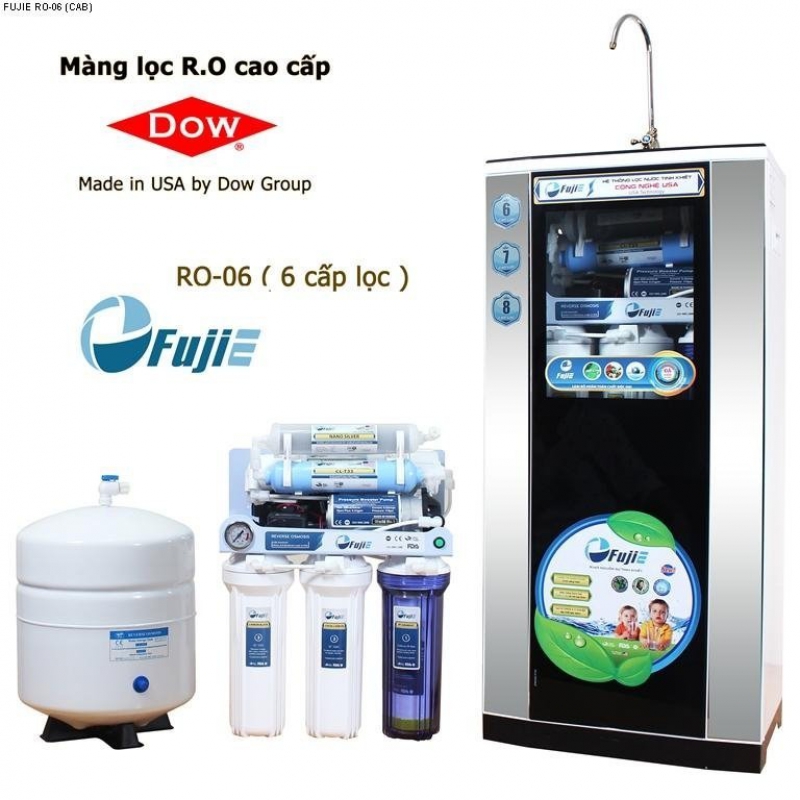 Máy lọc nước R.O thông minh FUJIE RO-06 (Có Tủ)