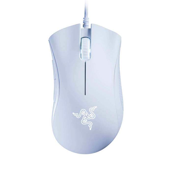 Chuột Razer DeathAdder Essential White Edition Ergonomic Wired Gaming Mouse