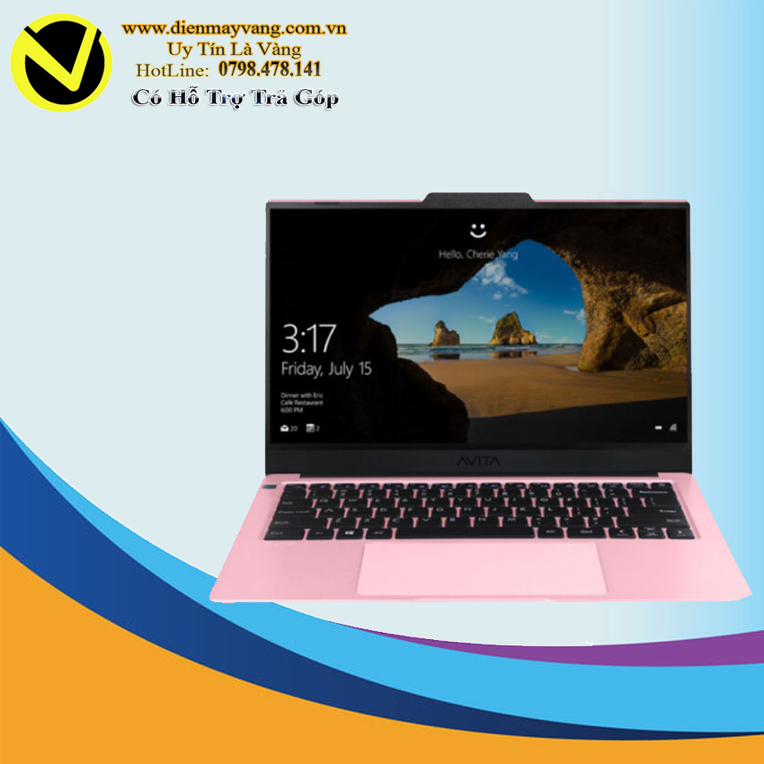 Máy tính xách tay AVITA NS14A9 (R5-4500U, 8GB, 512GB SSD, 14" FHD, UMA, Win10, Summer Pink, NS14A9VNV561-SMA)