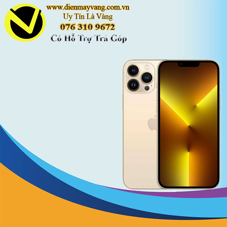Điện thoại thông minh Iphone 13 Pro Max 128GB Gold 2 sim (ZA)