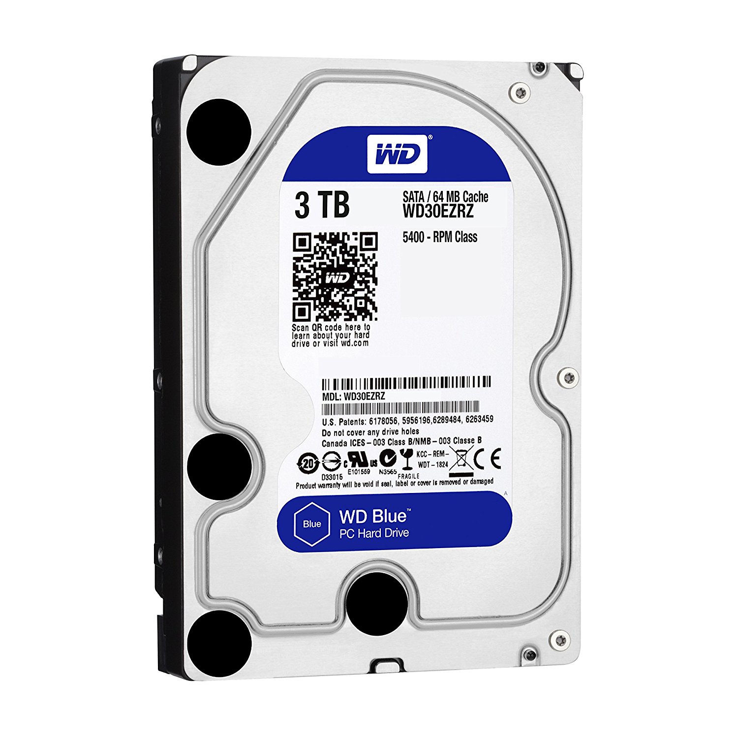 (PC) HDD WD 3TB 3.5" SATA Blue_WD30EZRZ