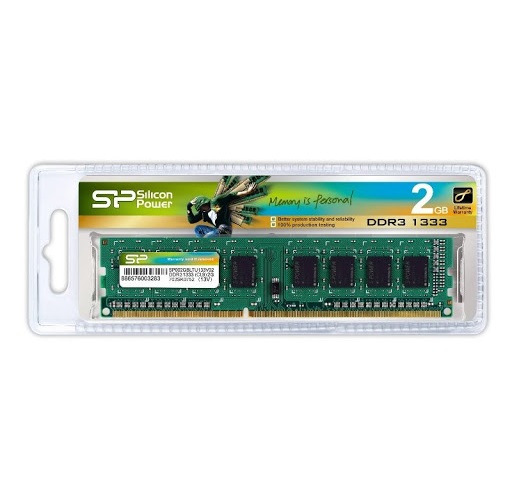 Ram bộ nhớ gắn trong laptop SILICON POWER 1G DDR3 Bus 1333