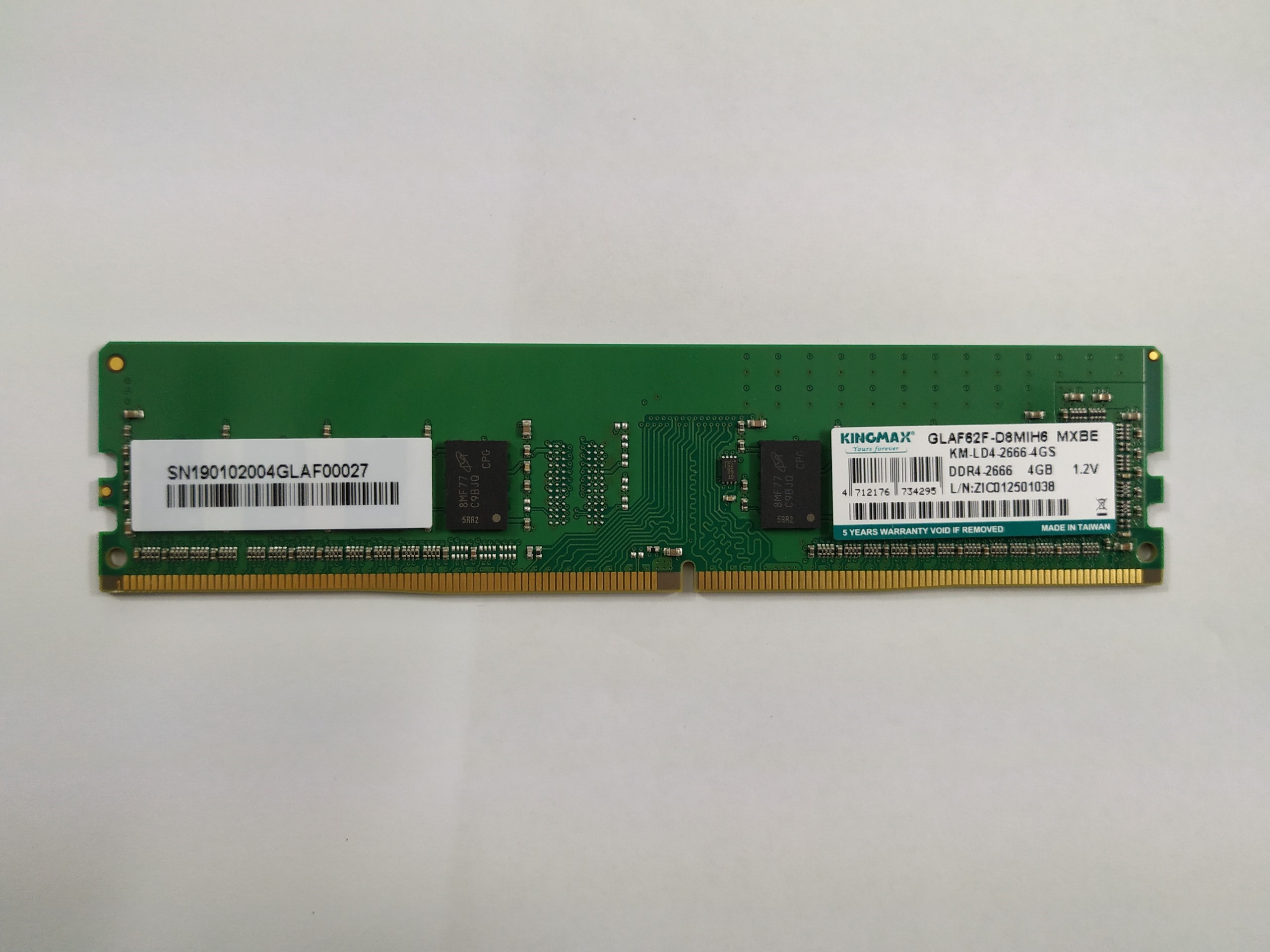 Bộ nhớ máy vi tính Kingmax 4GB DDR4-2666