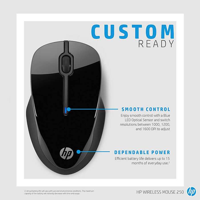 Mouse Wireless HP 250