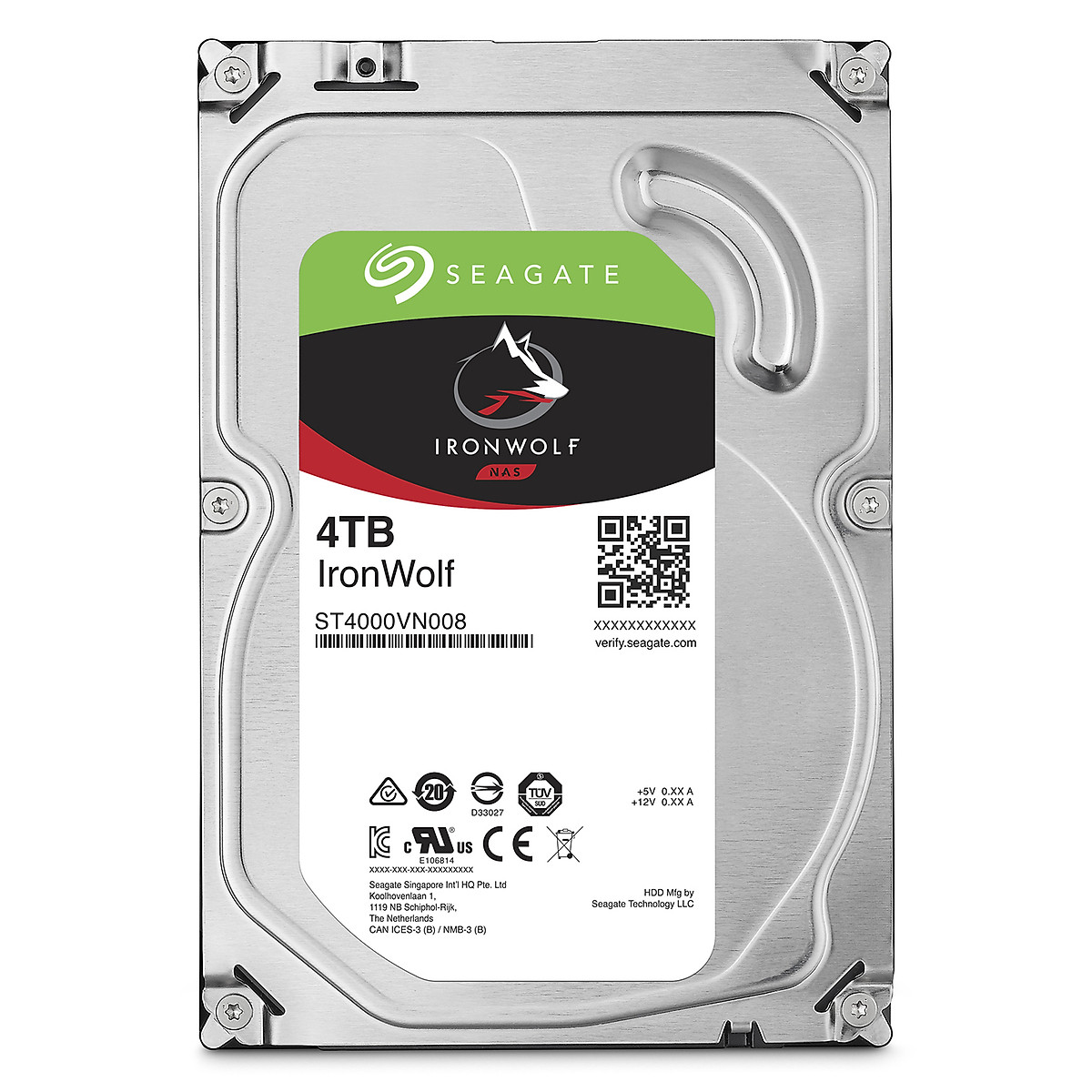 Ổ cứng Seagate Ironwolf 4TB NAS SATA 5900rpm (ST4000VN008)