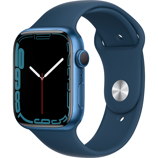 Apple Watch S7 45mm (GPS) Blue Sport Band MKN83VNA + S7 45mm (GPS) Green Sport Band MKN73VNA