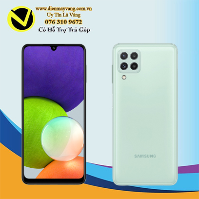 Điện thoại Samsung Galaxy A22 6-128GB Xanh