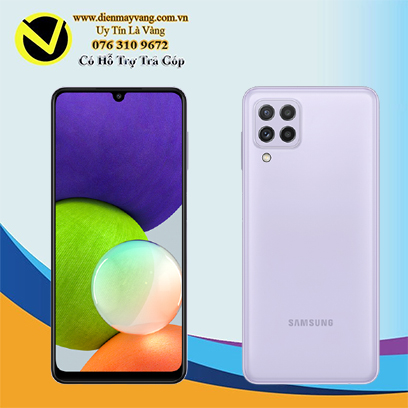 Điện thoại Samsung Galaxy A22  6-128GB Tím 