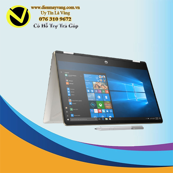 Laptop HP Pavilion X360 14-dy0076TU (46L94PA) (i5-1135G7/8GB RAM/512GB SSD/14 FHD Cảm ứng/Bút/Win11/Vàng)