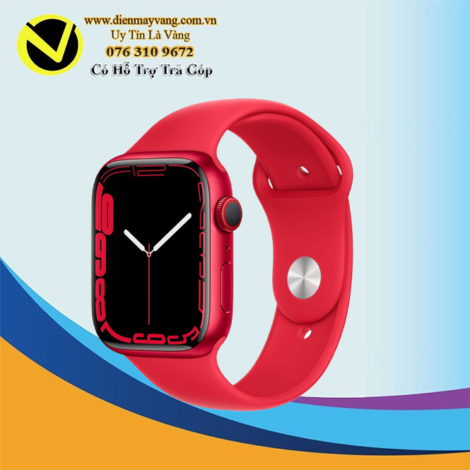 APPLE WATCH SERIES 7 41MM (MKN23) GPS (PRODUCT)RED ALUMINUM CASE WITH RED SPORT BAND
