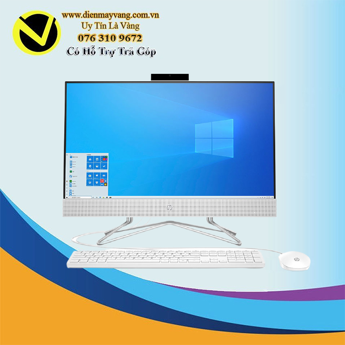 Máy tính để bàn HP All In One 22-df1022d 4B6E0PA (i3-1125G4/4GB/256GB SSD/21.5"/Win10)