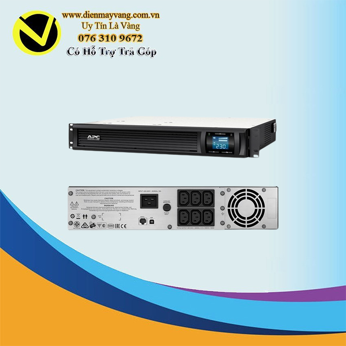 Bộ lưu điện APC Smart SMC2000I-2U LCD RM 2U (2000VA/1300W)
