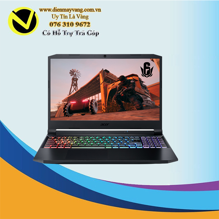 Laptop Acer Nitro 5 AN515-45-R86D (R7-5800H | 8GB | 512GB | GeForce RTX™ 3060 6GB | 15.6' FHD 144Hz | Win 11)