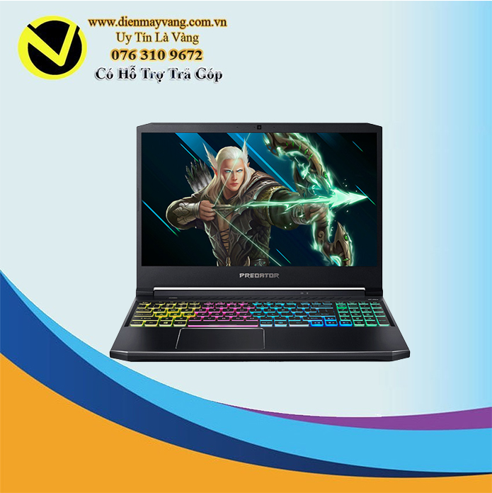 Laptop Acer Gaming Predator Helios 300 PH315-54-75YD (NH.QC2SV.002) (i7 11800H/16GB Ram/512GB SSD/RTX3060 6G/15.6 inch QHD 165Hz/Win 10/Đen) (2021)