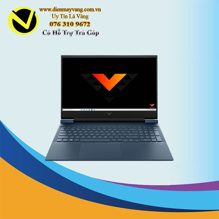 Laptop HP VICTUS 16-d0202TX (4R0U4PA) RTX3050 4GB Intel Core i5 11400H 8GB 512GB+32gb Optane 16.1” IPS 144Hz Backlight Keyboard W10 (Perfomance Blue)
