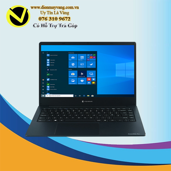 Laptop DynaBook Satellite Pro C40-H (PYS37L-01100U_B) (i3-1005G1 | 8GB | 256GB | Intel UHD Graphics | 14' HD | DOS)