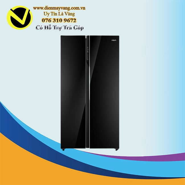 Tủ lạnh Side By Side Aqua AQR-IG696FS(GB) 602 lít Inverter