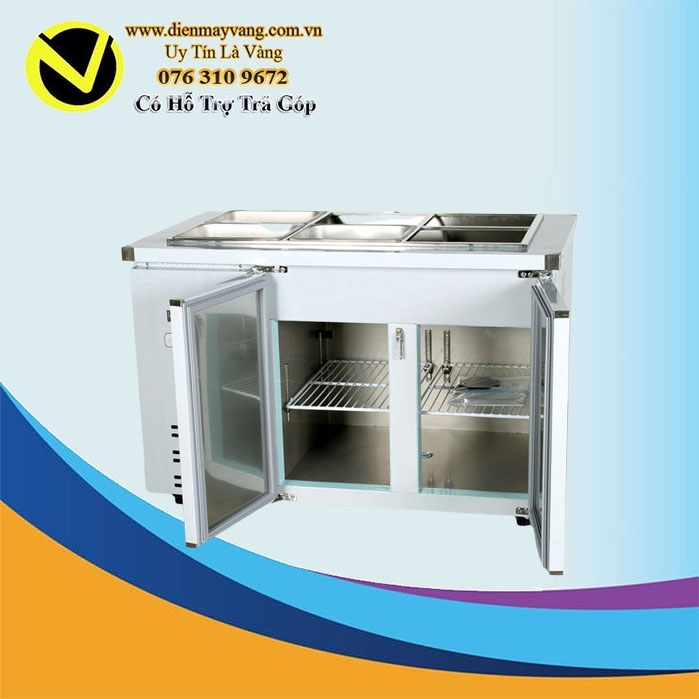 Tủ khay lạnh Salad 1200mm Kistem KIS-XDB12R - 294 lít