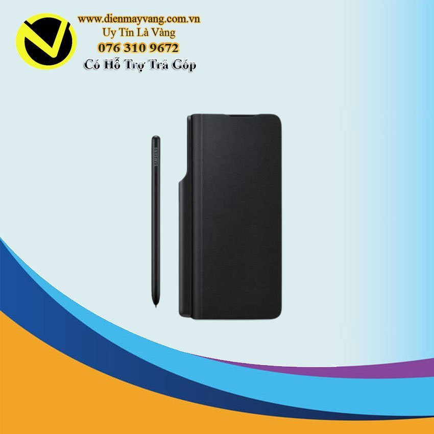Bao da kèm S Pen Z Fold3 5G, đen