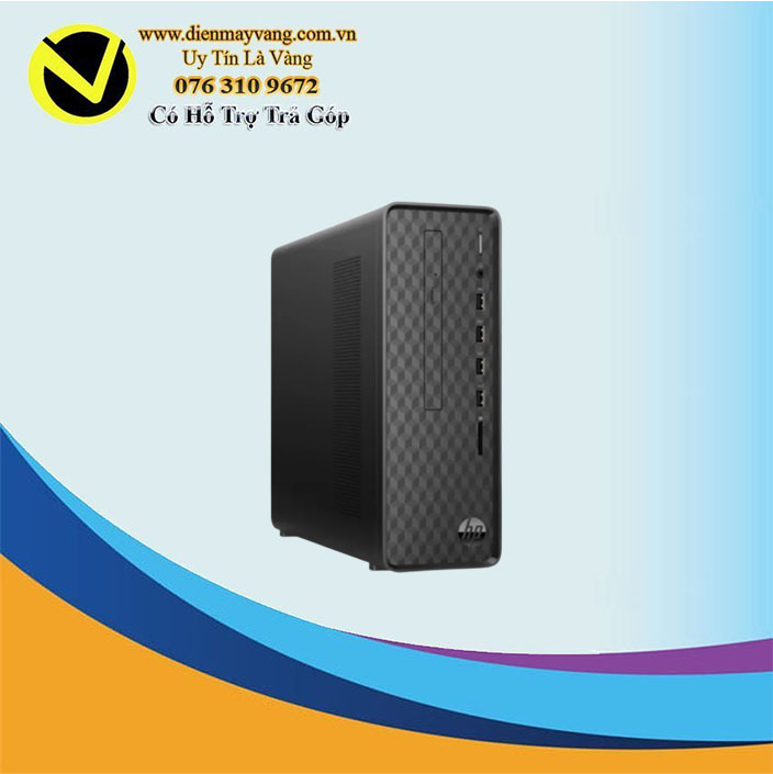 Máy tính để bàn HP Slim Desktop S01-pF2034d 6L605PA (Core i3-12100 | 8GB | 256GB | Intel UHD | Win 11 | Đen)