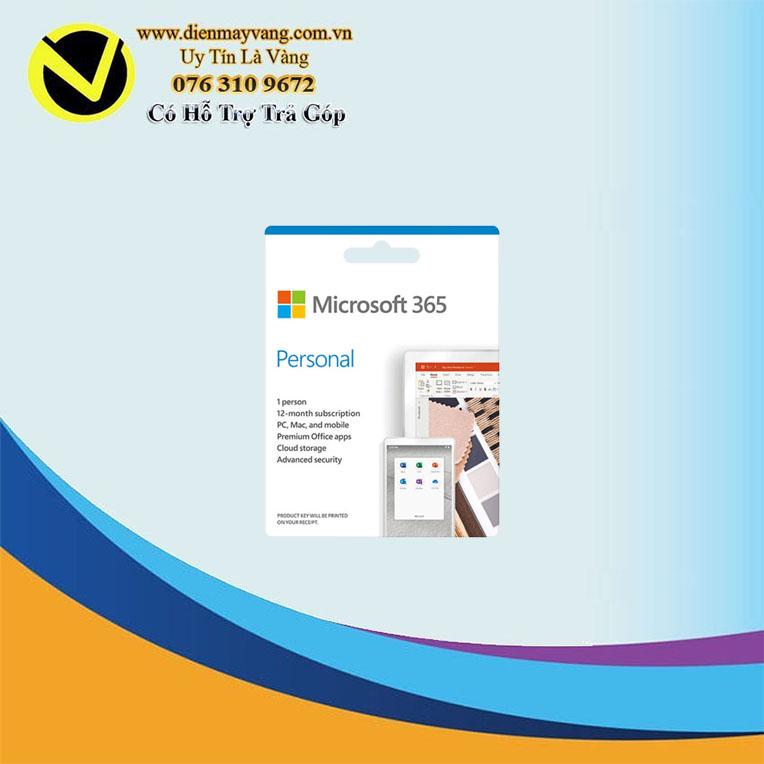 Phần mềm Microsoft 365 Personal AllLng Sub PKLic 1YR Online APAC EM C2R NR QQ2-00003