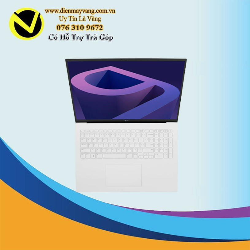 Laptop LG Gram 17Z90Q-G.AH74A5 (i7-1260P/ 16GB/ 512GB SSD/ 17.0WQXGA/ VGA ON/ WIN 11/ White/ LED_KB)